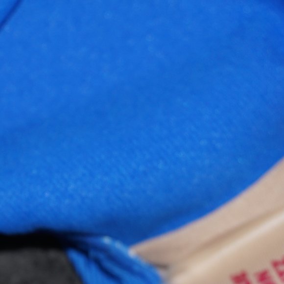 Y2K Deadstock retro bikini High waist bra top electric blue 4 6 Small - Picture 6 of 7